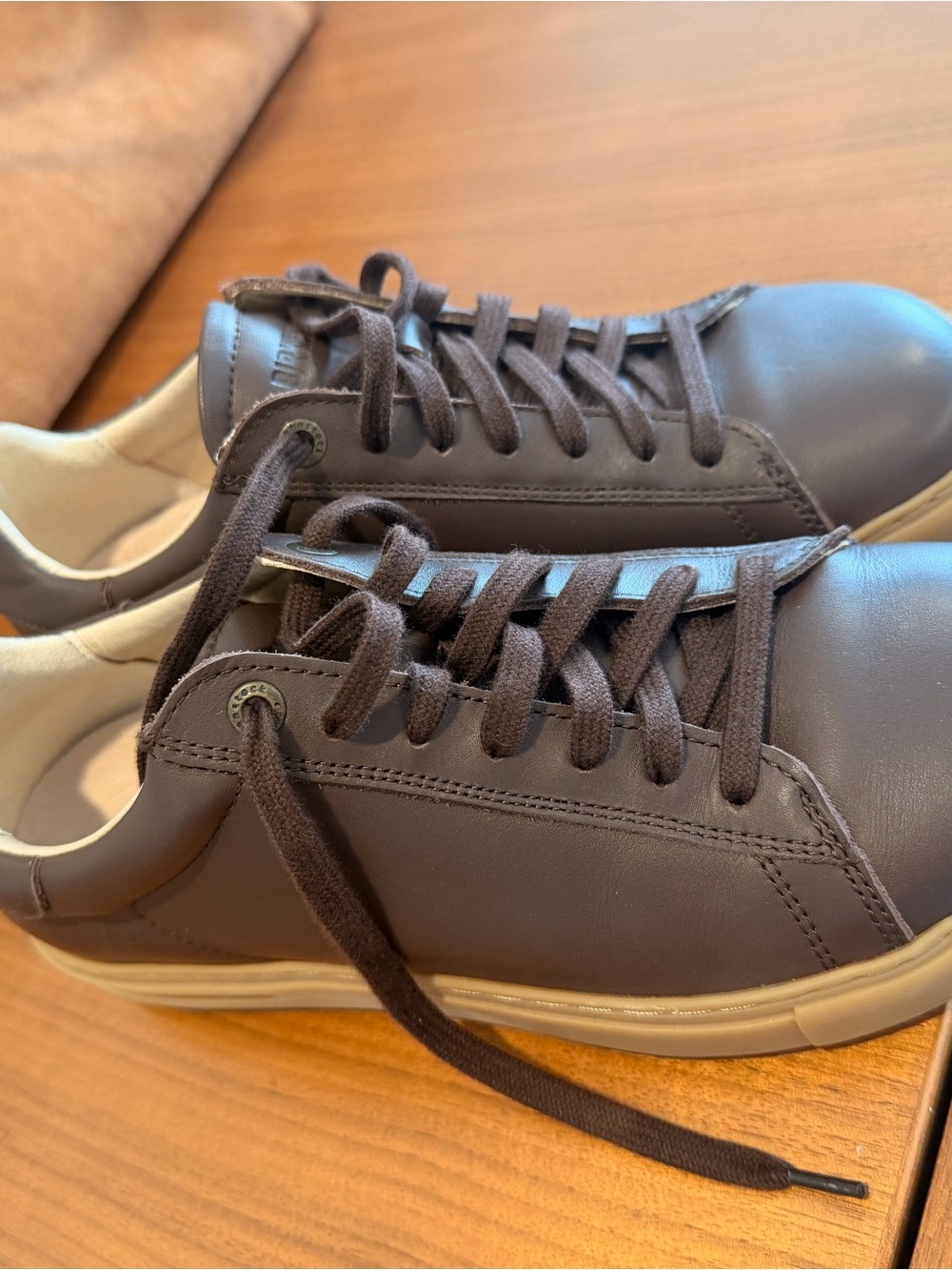 Birkenstock Brown Leather Sneakers